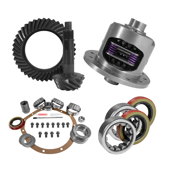 8.875" GM 12T 3.42 Rear Ring & Pinion, Install Kit, 30spl Posi, Axle Bearings