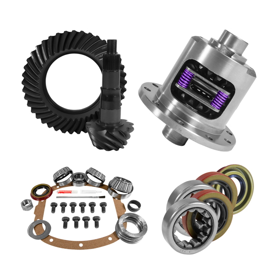 7.5/7.625 GM 3.73 Rear Ring & Pinion, Install Kit, 28spl Posi, Axle Bearings