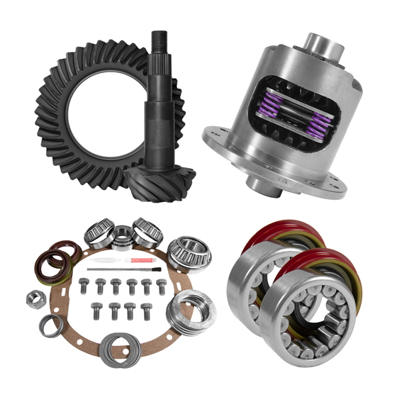 8.6" GM 4.88 Rear Ring & Pinion, Install Kit, 30spl Posi, Axle Bearings & Seals