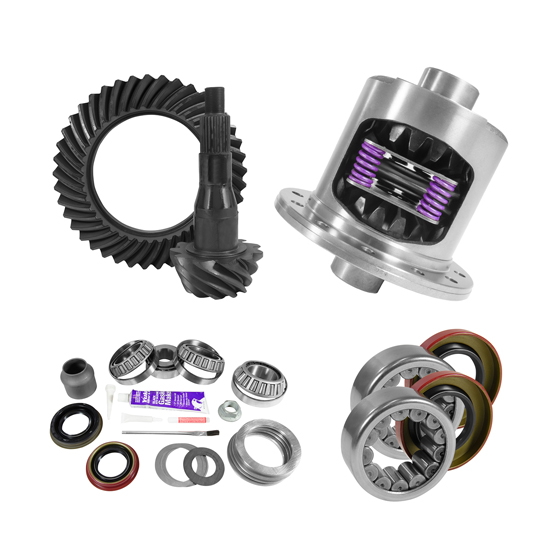 9.75" Ford 3.73 Rear Ring & Pinion, Install Kit, 34spl Posi, 2.99" Axle Bearing