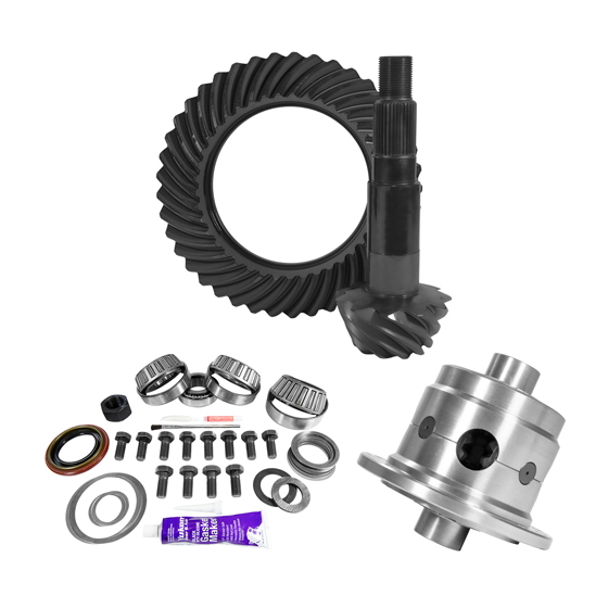 11.25" Dana 80 3.54 Rear Ring & Pinion, Install Kit, 35 Spline Posi, 4.125" BRG