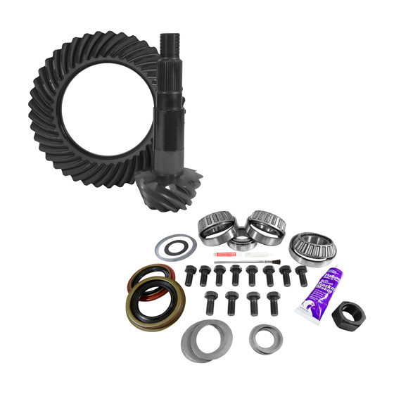 11.25" Dana 80 4.30, Rear Ring & Pinion, Install Kit, 4.375" OD Head Bearing