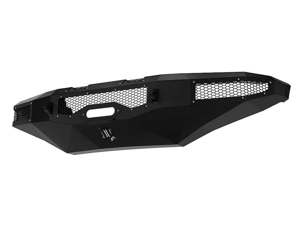 ICON Impact 17-22 Ford Super Duty Pro Series Winch Front Bumper