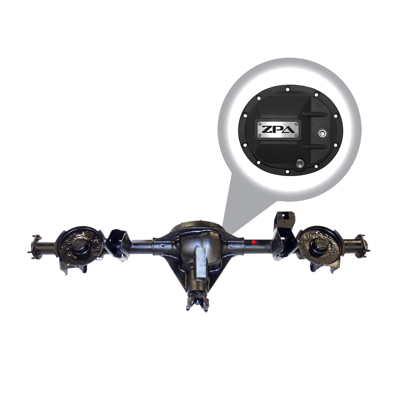 Zumbrota Performance Axle, Rear Axle Assembly, Dana 35, '90-'95 Jeep Wrangler, 4.56 Ratio, Grizzly