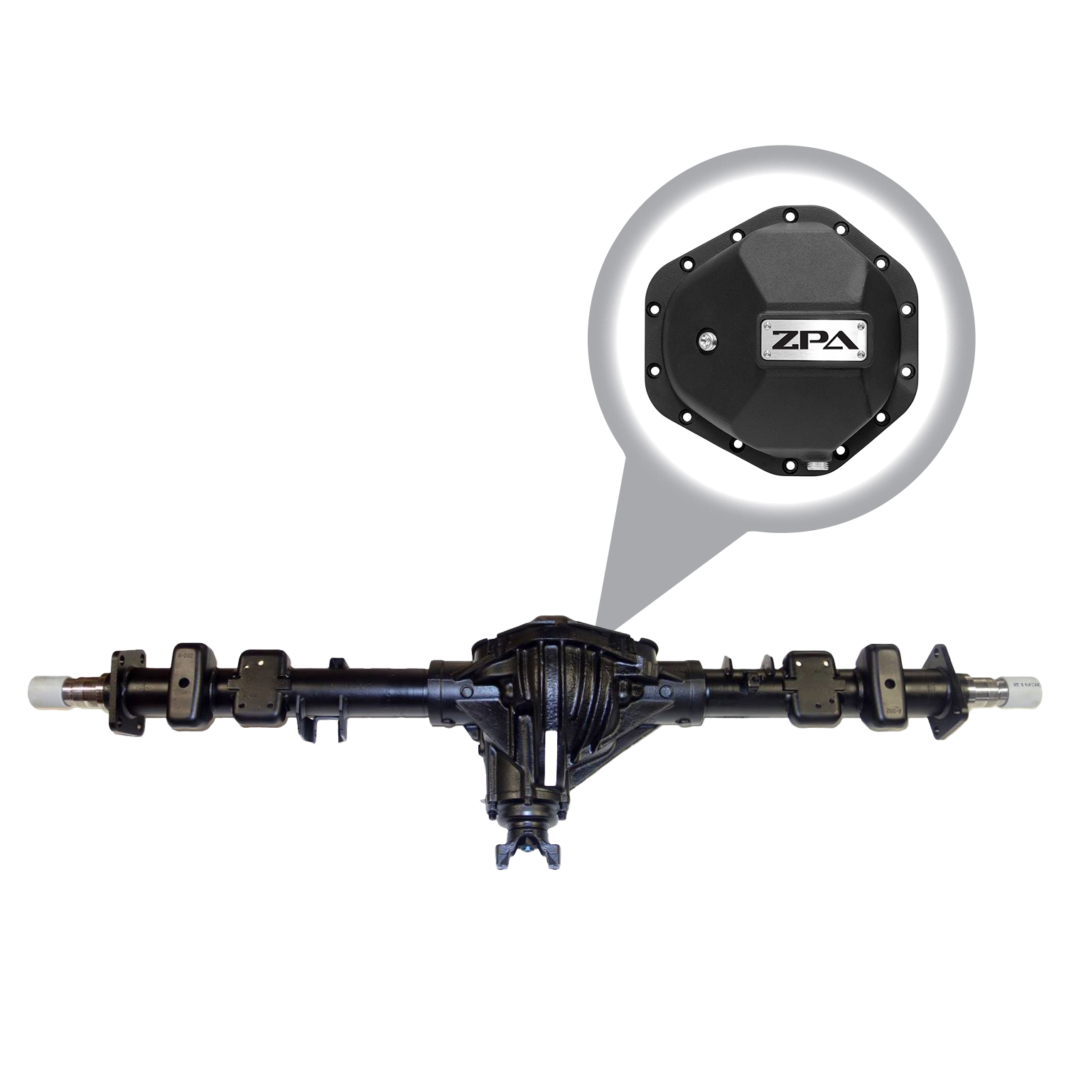 Zumbrota Performance Axle, Rear Axle Assembly, GM 10.5" 14 bolt Full Float, '99-'07 GM 2500 Pickup ('07 Classic), 4.88 Ratio, Duragrip