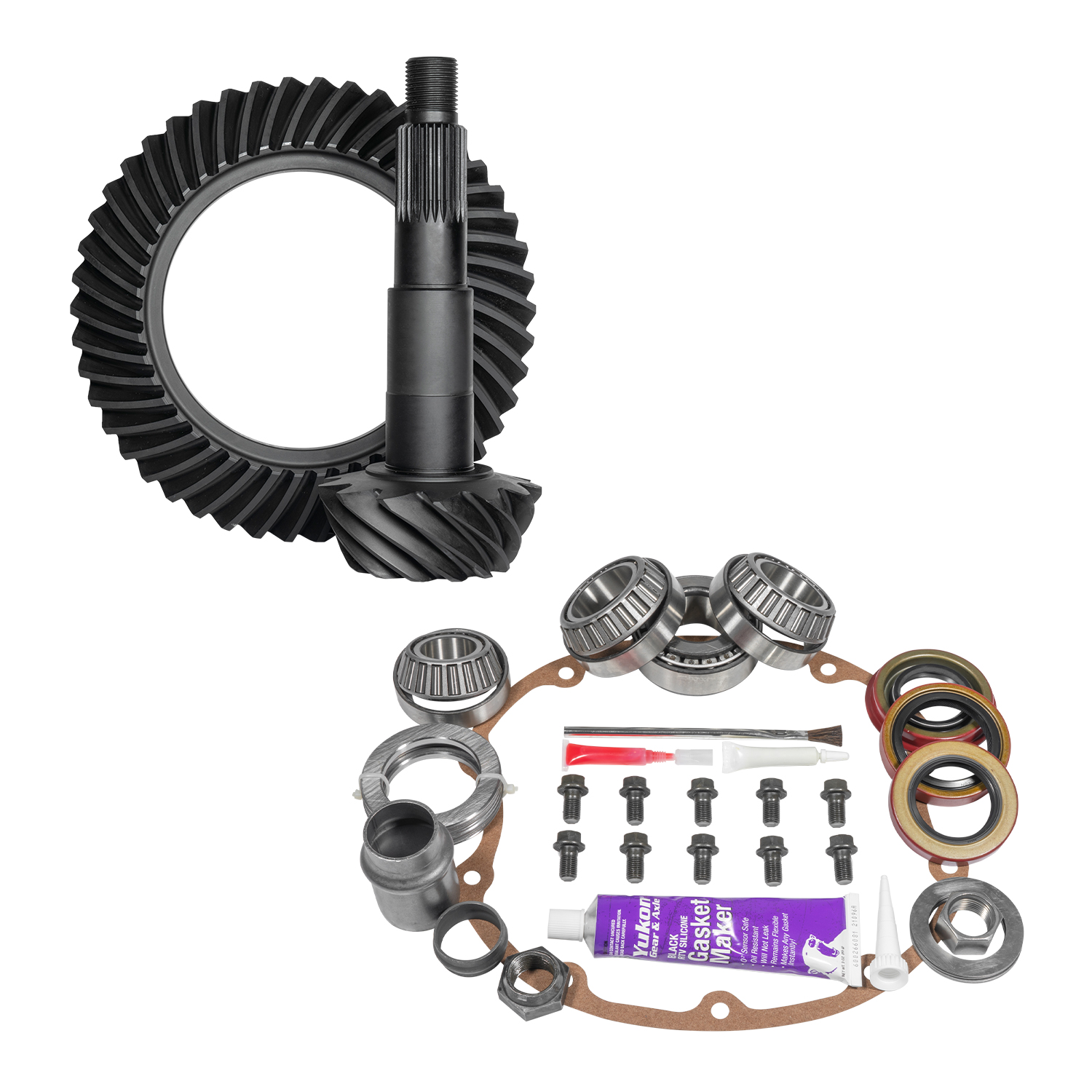 Yukon Muscle Car Re-Gear Kit, GM 8.2” Buick/Olds/Pontiac, 27 spline, 3.55 ratio 