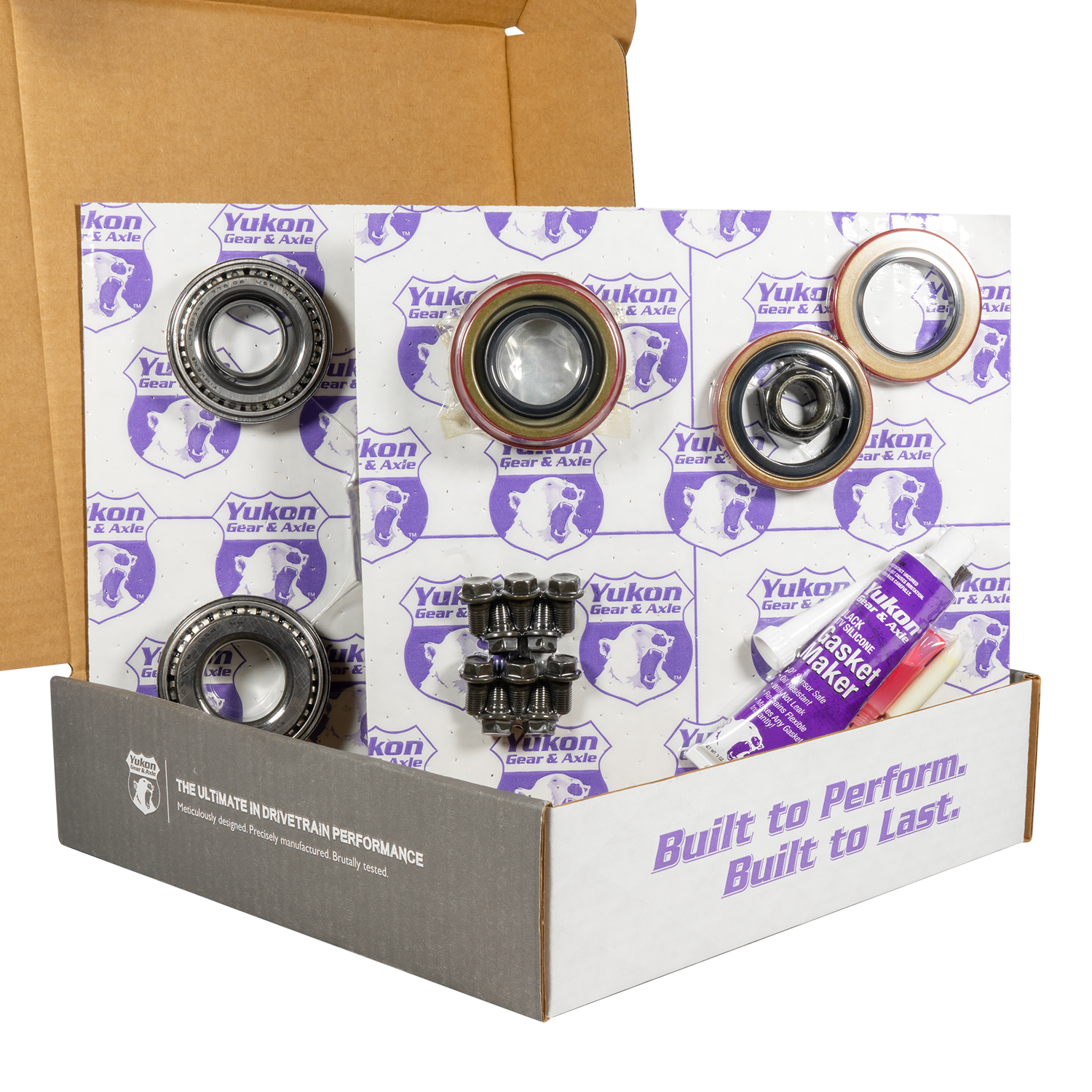 Yukon Muscle Car Limited Slip & Re-Gear Kit, GM 8.2” BOP, 27 spline, 3.73 ratio