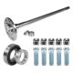 Rear Axle Kit Fits GM 8.2" Diff 28 Spline 29-7/8" Long Sealed Ball Bearing